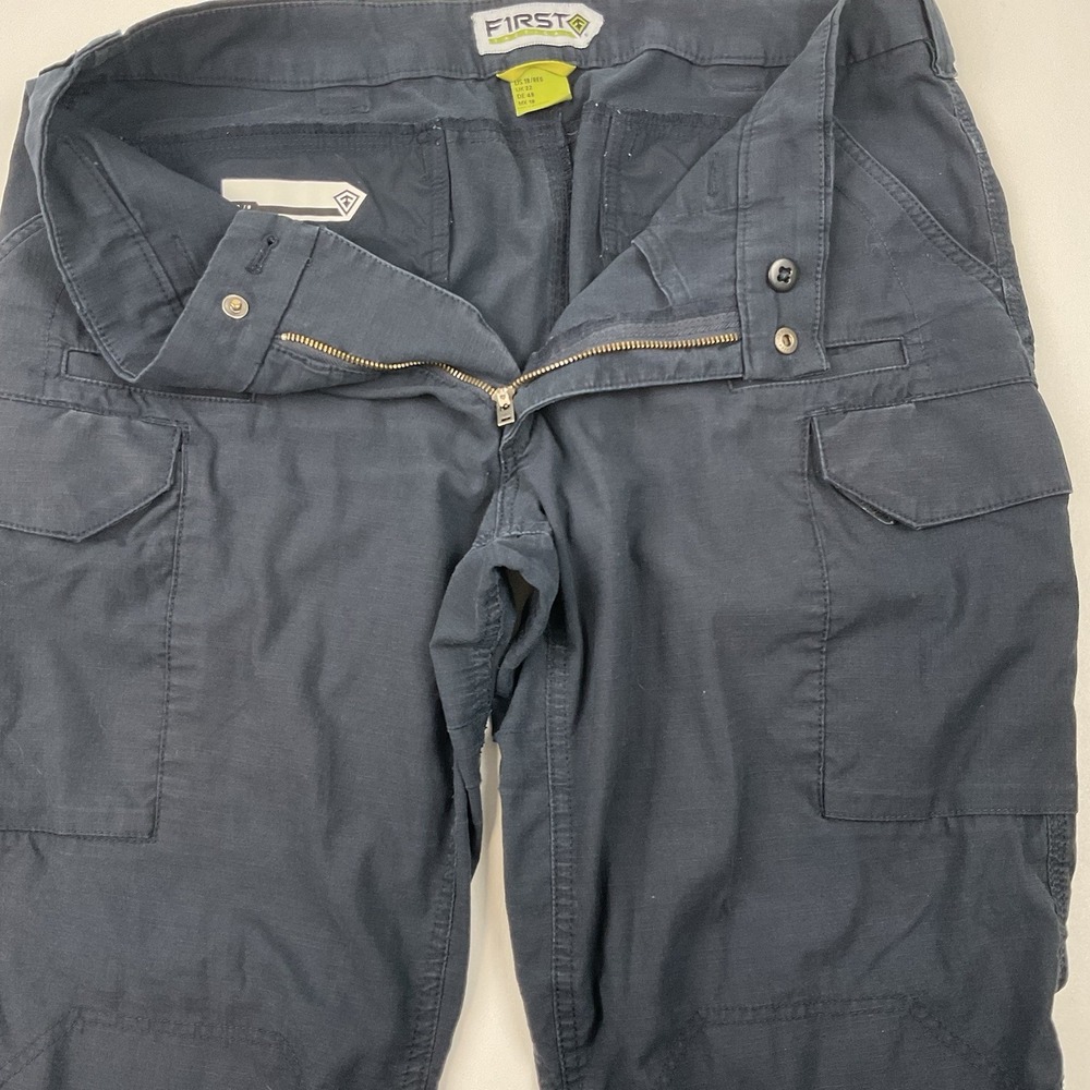 First Tactical V2 Ripstop Uniform Pants Women's 18R Blue Utility Workwear - Picture 2 of 12